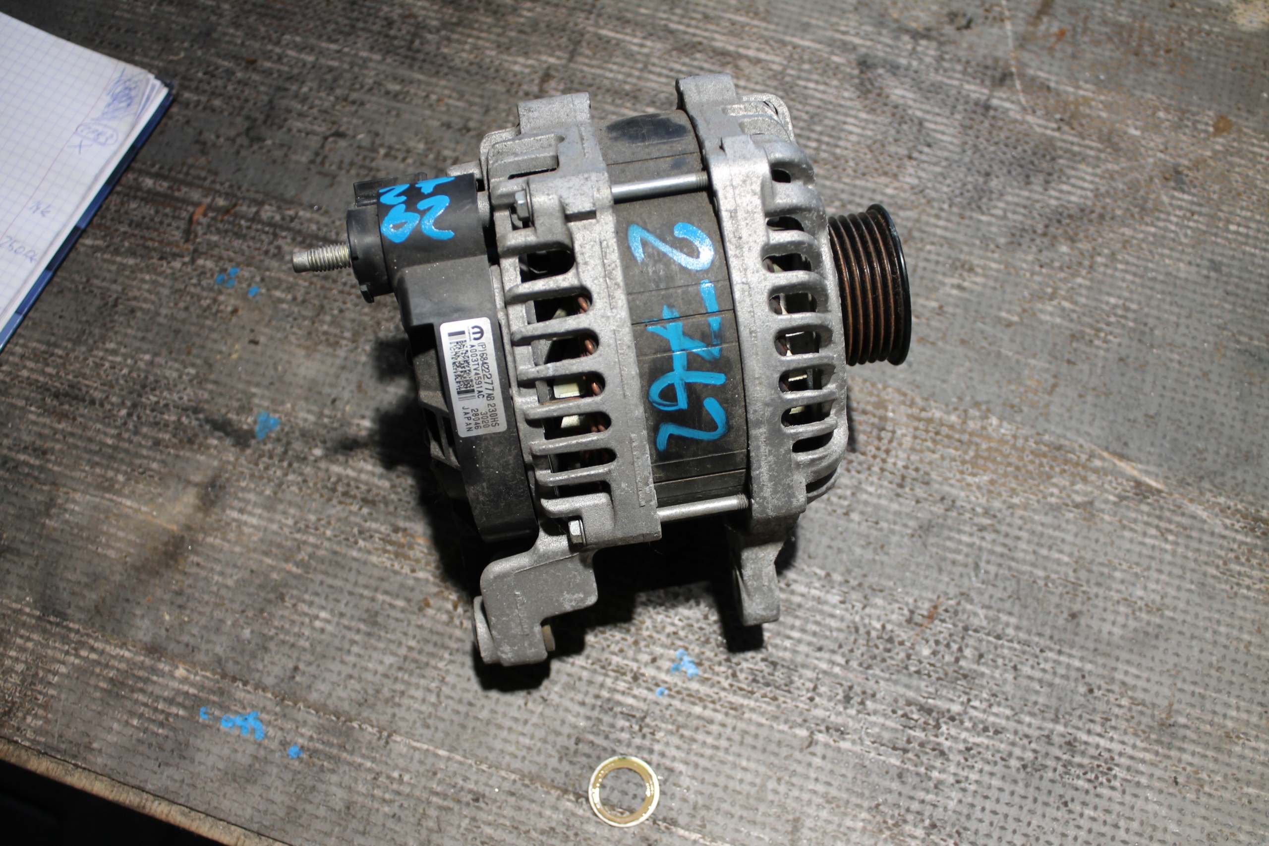 2762. ALTERNATOR DODGE RAM 68422277AB