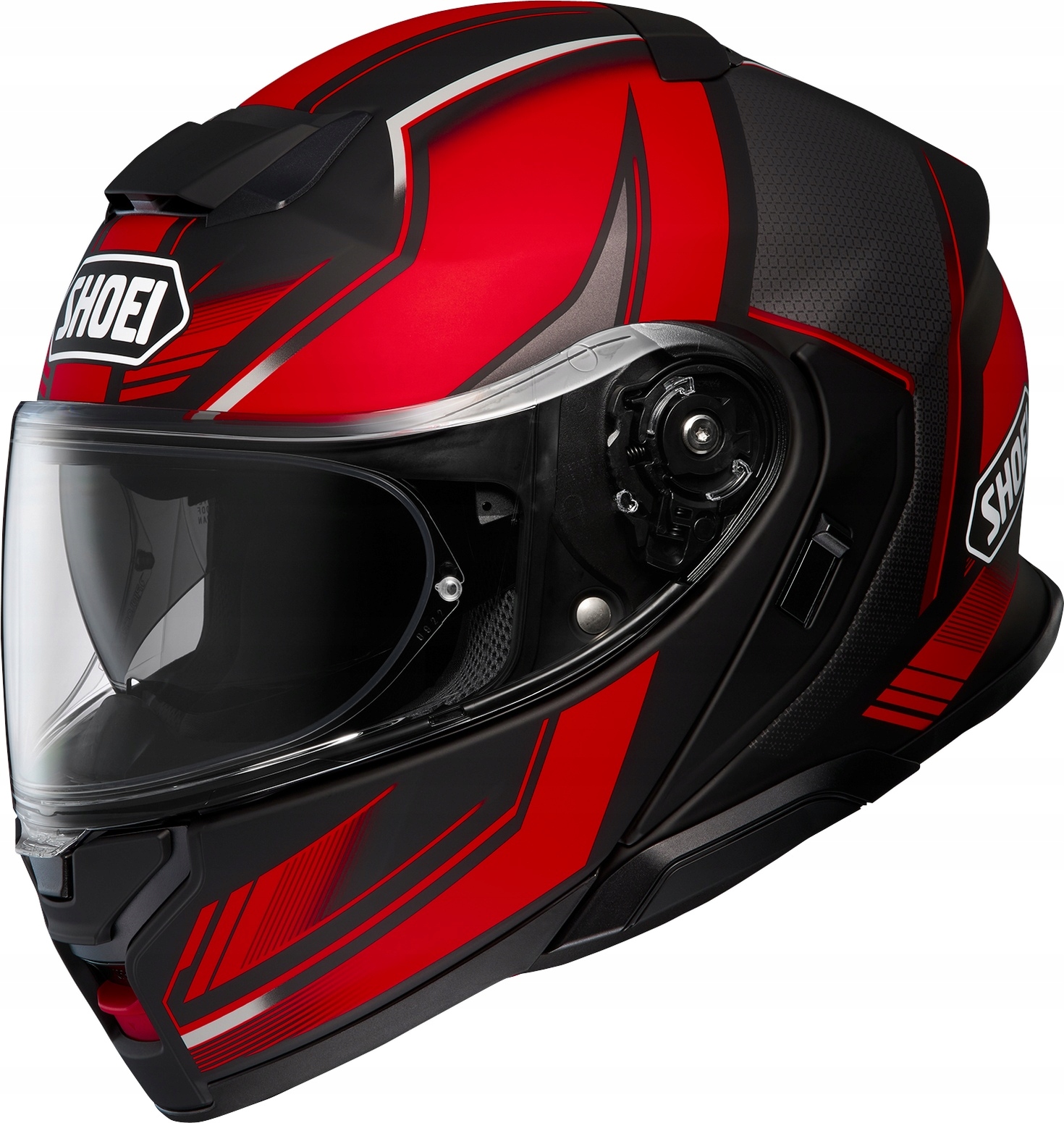NEOTECII RESPECT2 TC-1 RED／BLACK］ヘルメット Shoei Neotec Ii Respect Tc 1 - Niska cena na Allegro