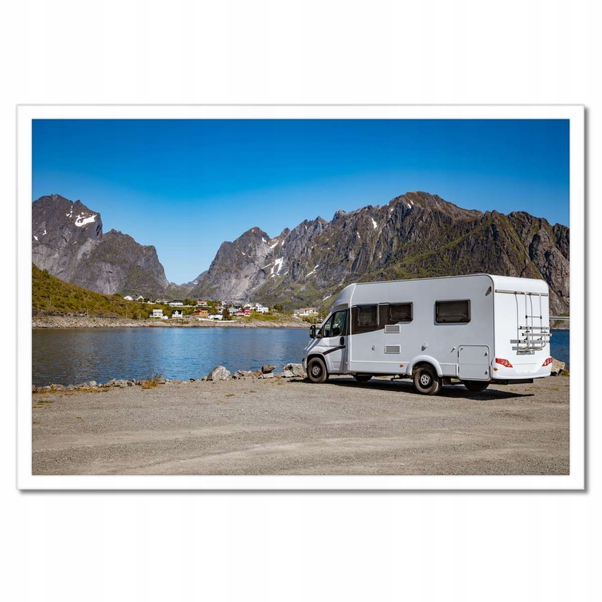Plakáty v rámu 60x40 Cestování karavanem Norsko