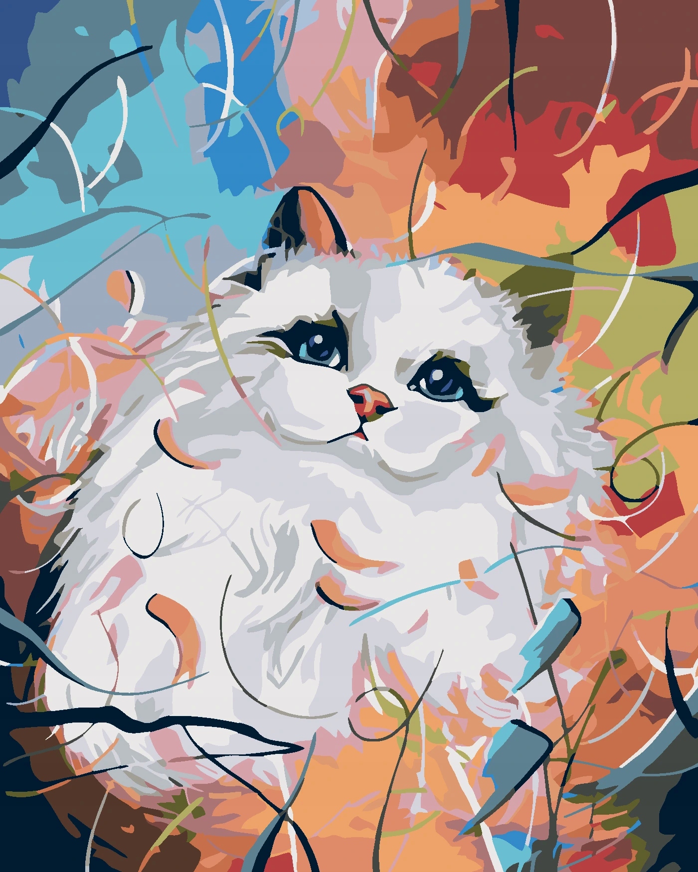 Zuty Malování podle čísel 40x50 cm na rámu, M10-040-050-90825