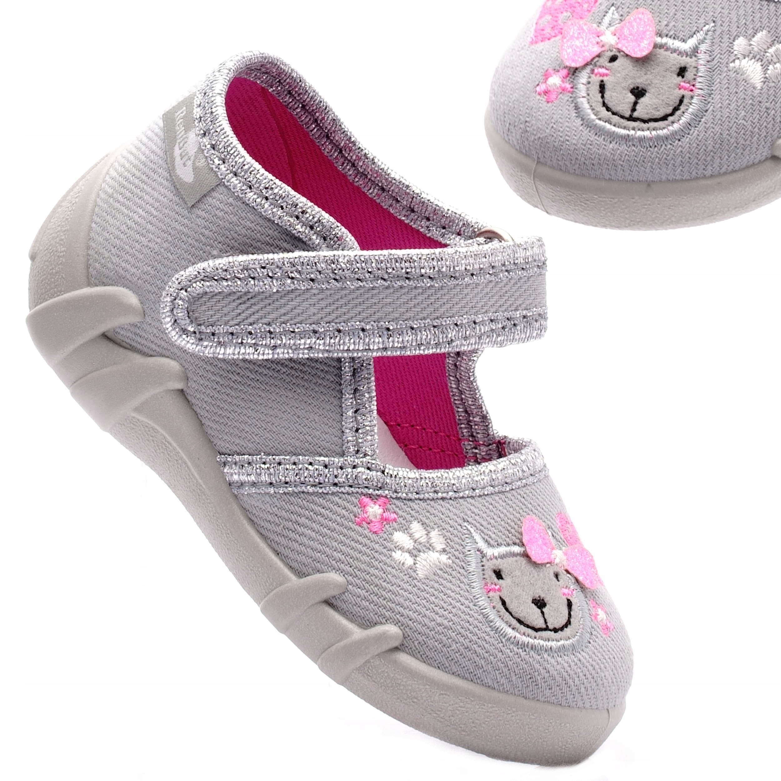 

Renbut Kapcie Balerinki Buty Dziecięce Na Rzep 24