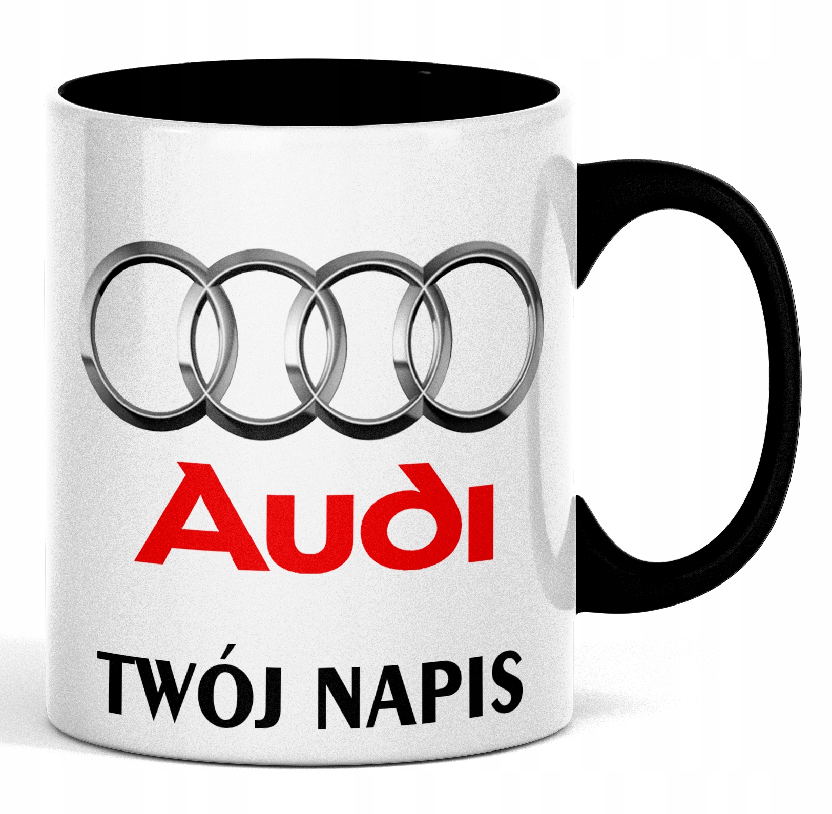 

Kubek nadruk własny napis Audi Dla Taty