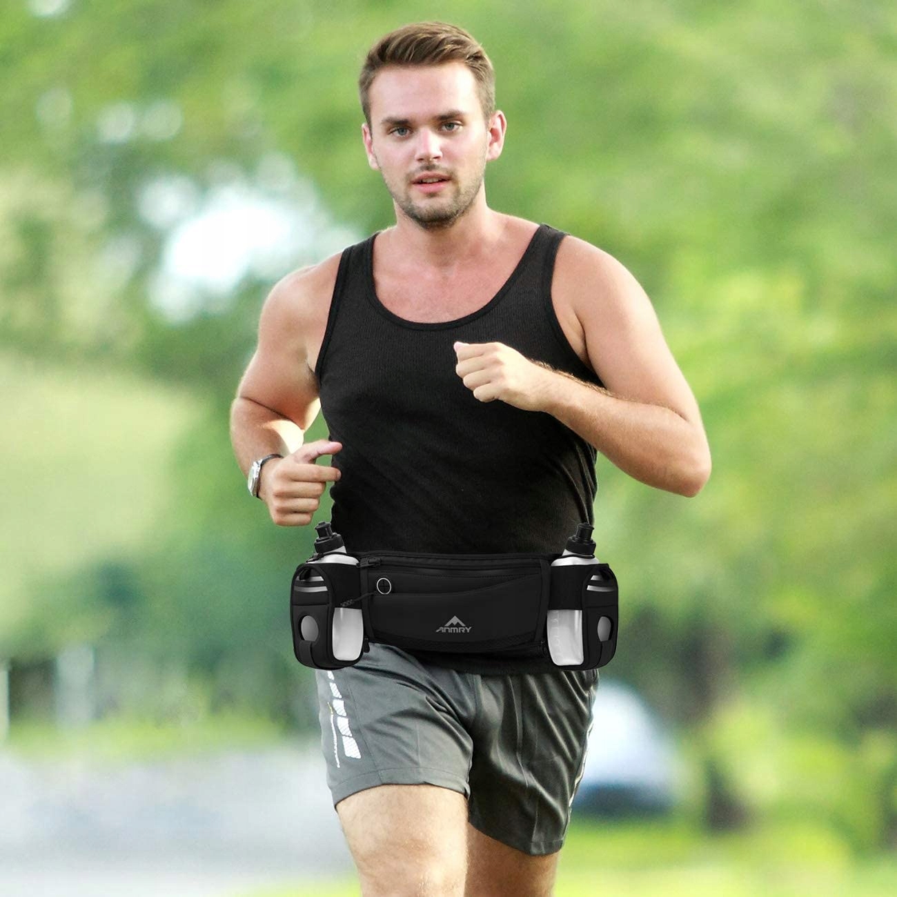 Pas do BIEGANIA z Bidonami TORBA SASZETKA Miękki bidon (softflask) 2x170ml Rodzaj miękki bidon (softflask)