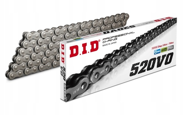 D.I.D Hnací Reťazec Moto DID 520 O-krúžok (2950DAN) (rozkovaný Ohnivo)