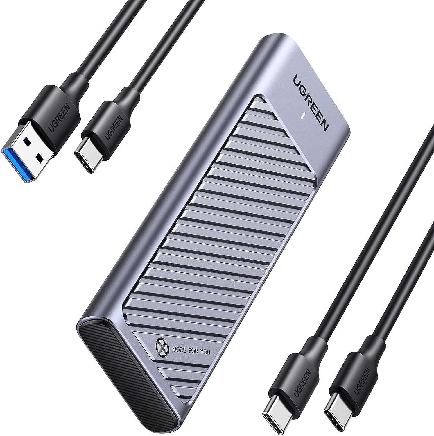 Ugreen M.2 NVMe Sata Obudowa Usb C 3.2 Gen2 10Gbps Aluminiowa [2230-2280]