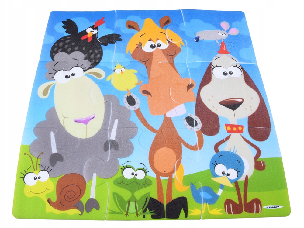 

Puzzle piankowe mata Zwierzęta 37cm x 37cm ZA3151