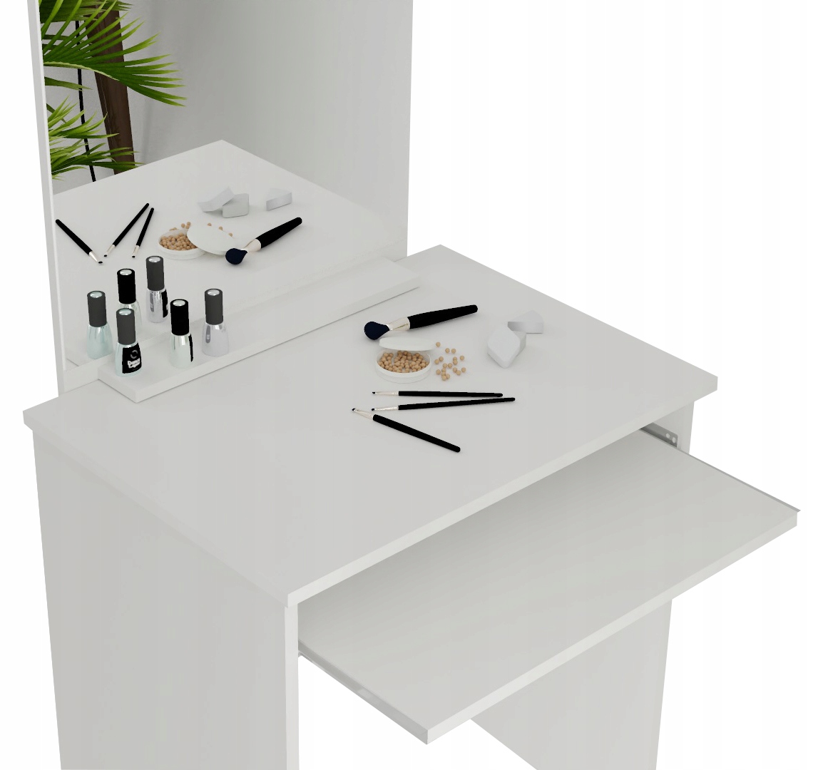 Kozmetický toaletný stolík so zrkadlom Biela EAN 5904335252934