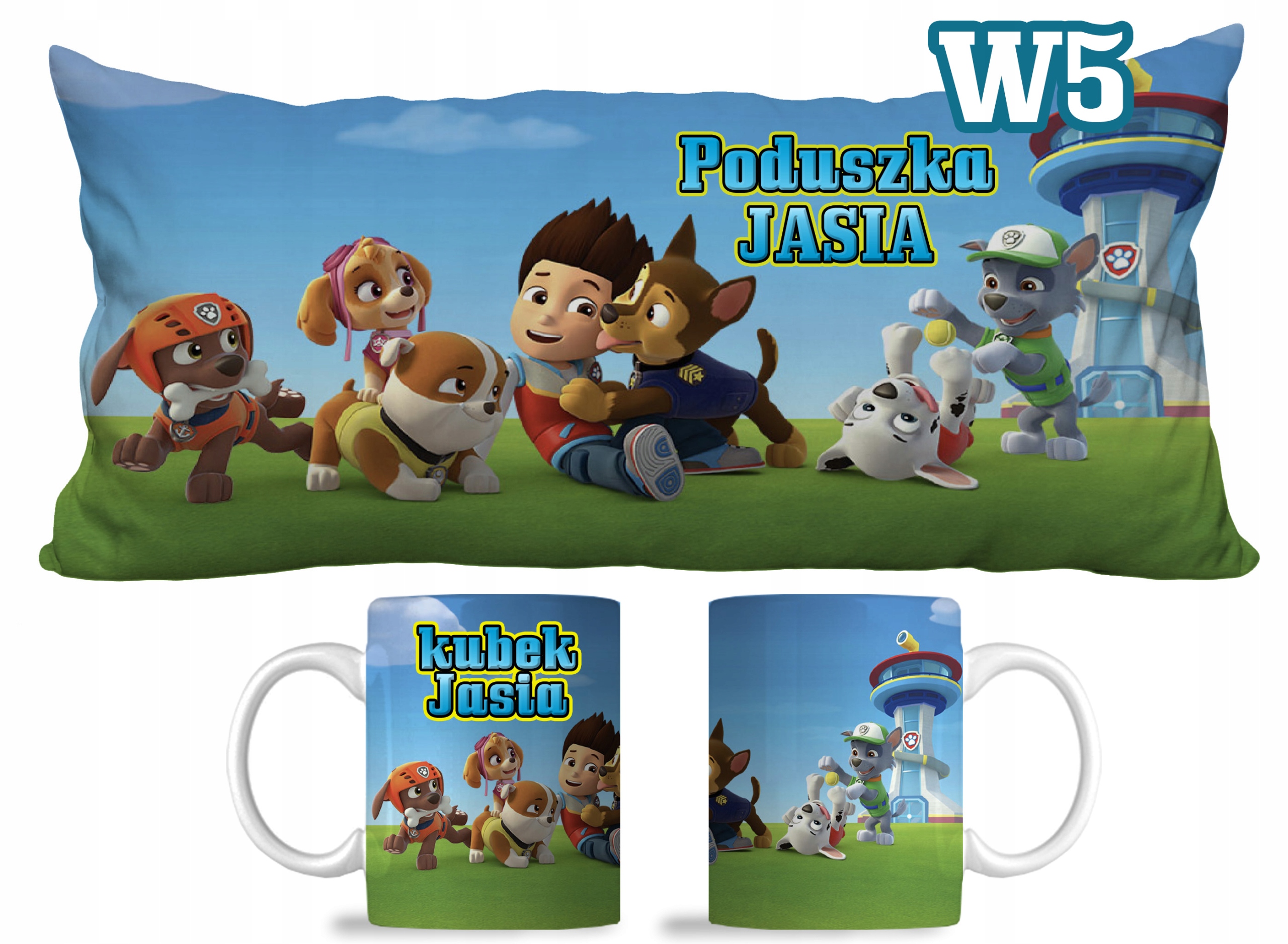 ZESTAW KUBEK I PODUSZKA PSI PATROL PAW PATROL IMIĘ Rodzaj gadżetu filmowy gamingowy książkowy, komiksowy muzyczny