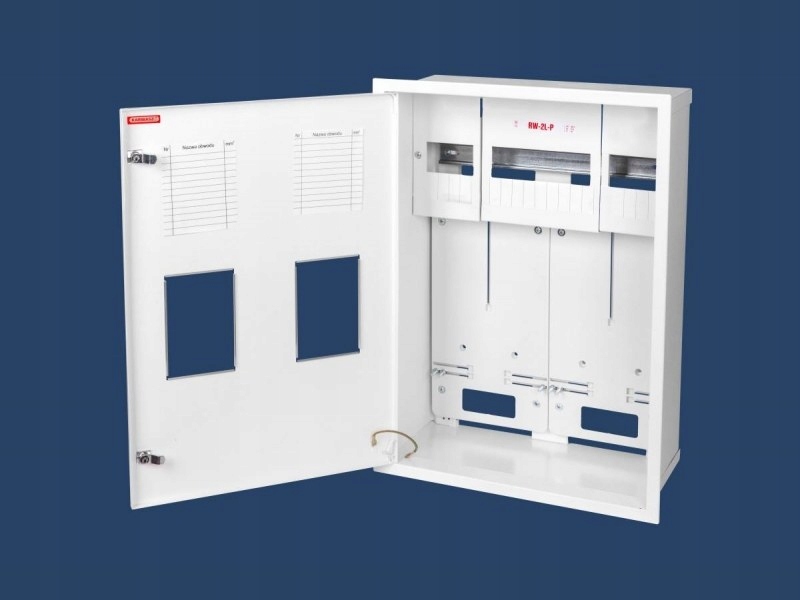 Rozvaděč RW-2L-P"Z"O/E P/t pultový 2x3F místo pro 18 bezpečnostních prvků