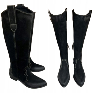 kovbojské boty dámské kozačky By O La La kůže 37