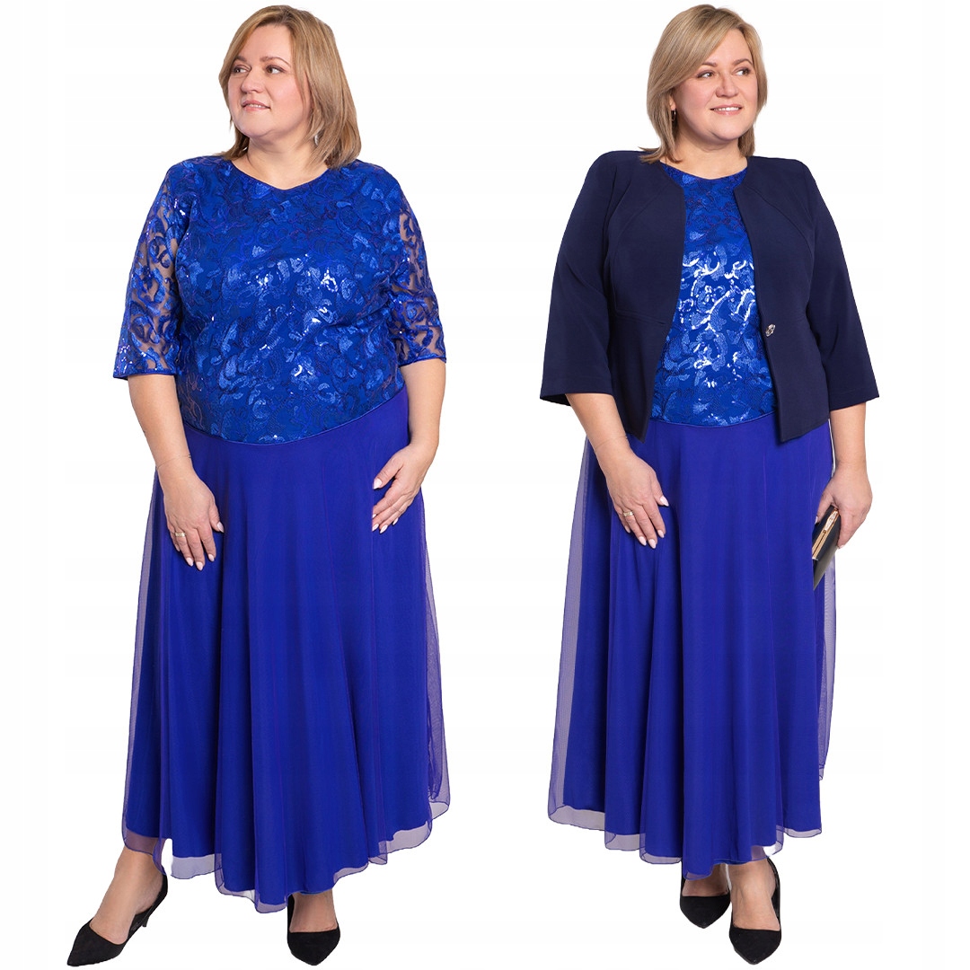 Chabrová sukně s krajkou plus size velikost 54