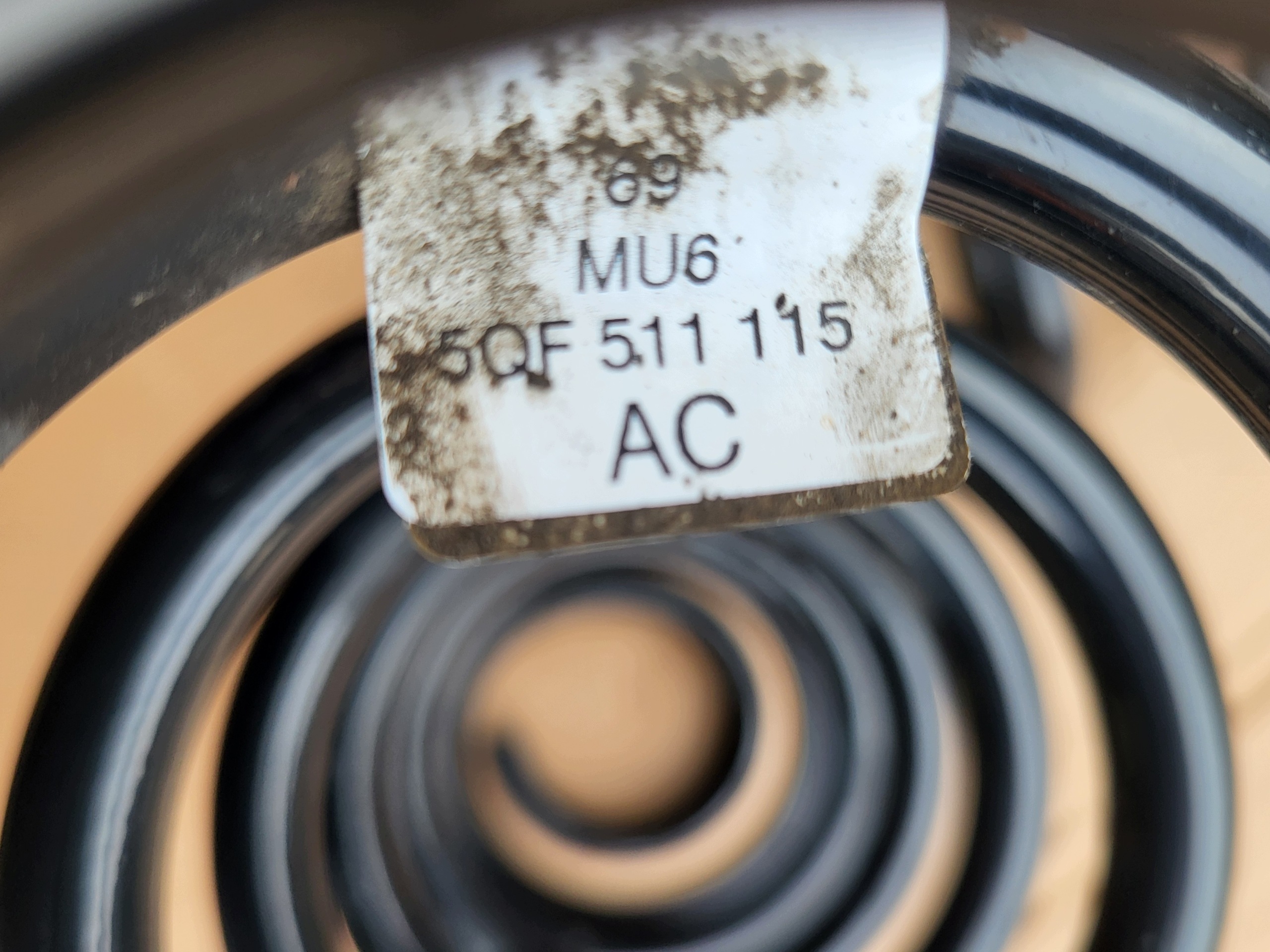 spring springing rear part rear. 2 SZTUKI KOMPLET CUPRA FORMENTOR 5QF511115AC