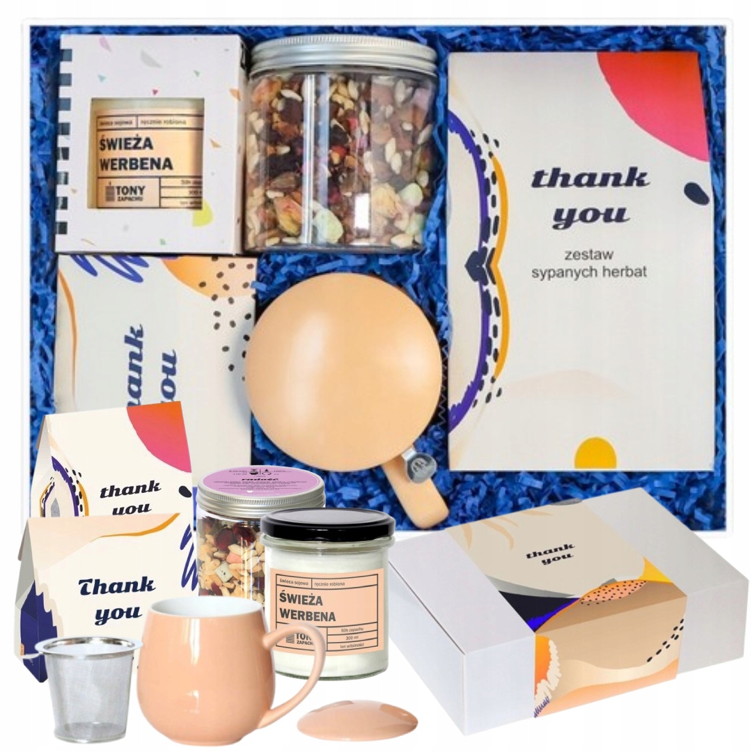 Duży Box z kawą i herbatą z akcesoriami dla Nauczyciela upominek