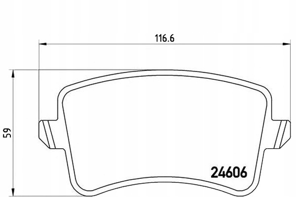 Brembo Brzdové Destičky Audi A4 (B8) 07- Zadní Asistent řidiče #28