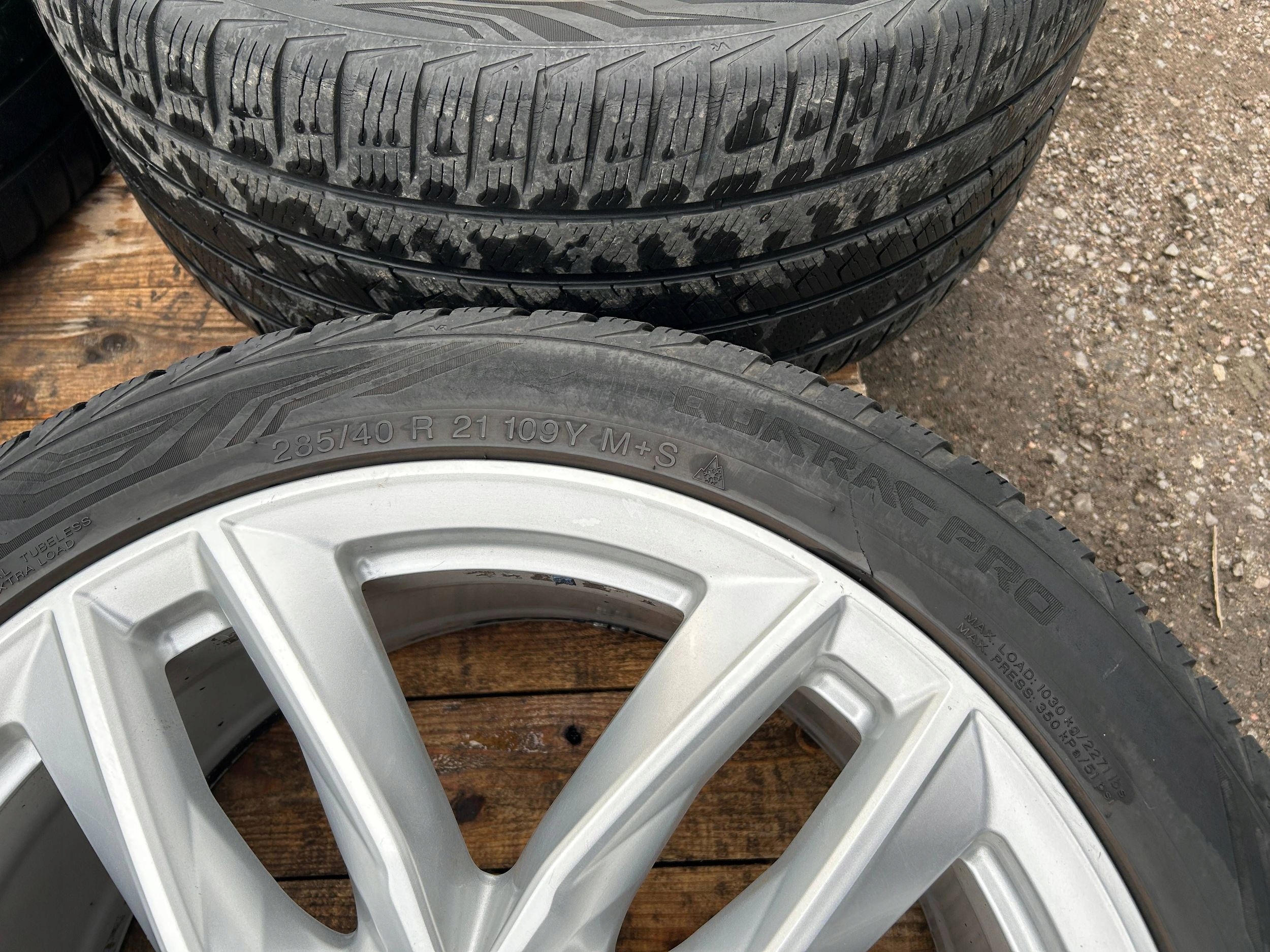 wheels discs disc tyre disc 21" 21x9.5jx31 Audi Q7 4M Q8