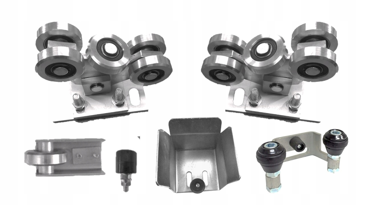 

wózek wózki rolki do bramy przesuwnej 80 zestaw