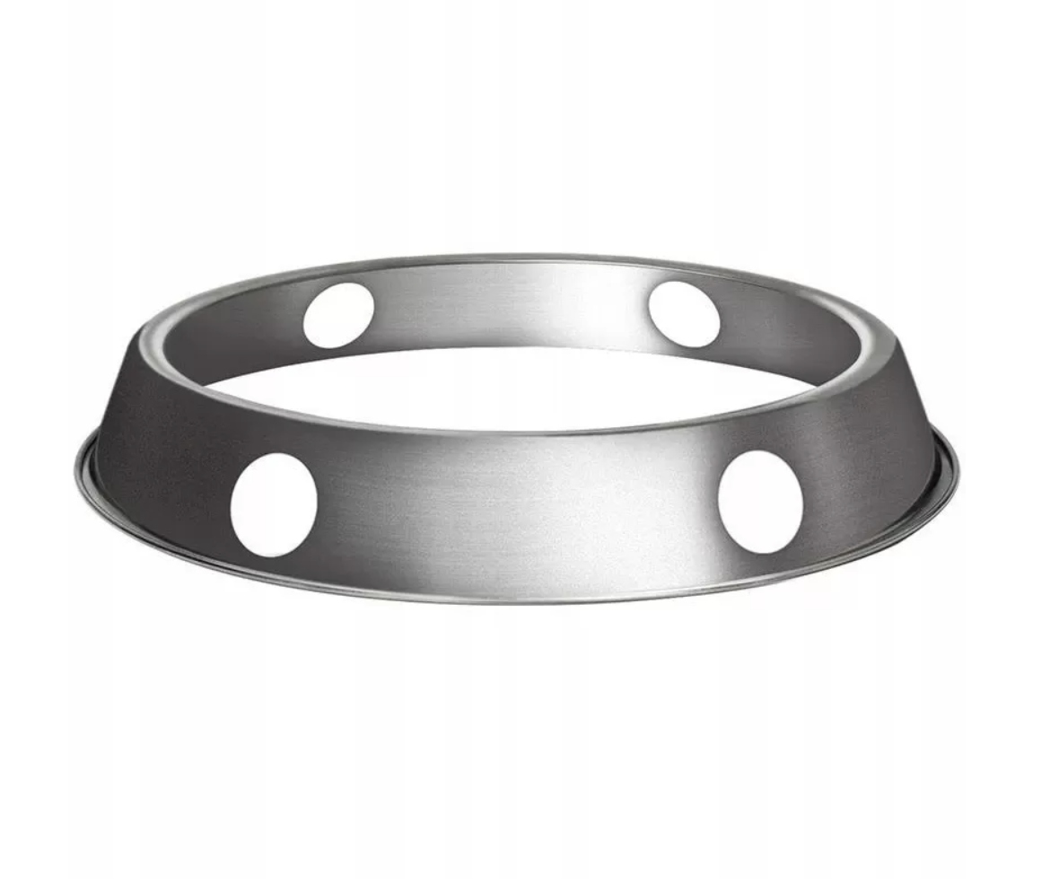 Pierścień stabilizujący do woka mocna podstawka pod garnek srebrny solidny Marka Pronett