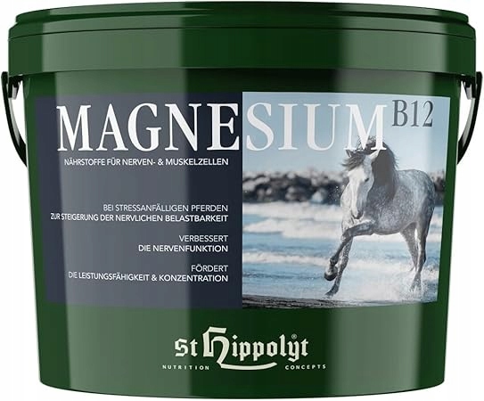 St. Hippolyt Magnesium B12 – wsparcie układu nerwowego dla koni horse 2.5kg