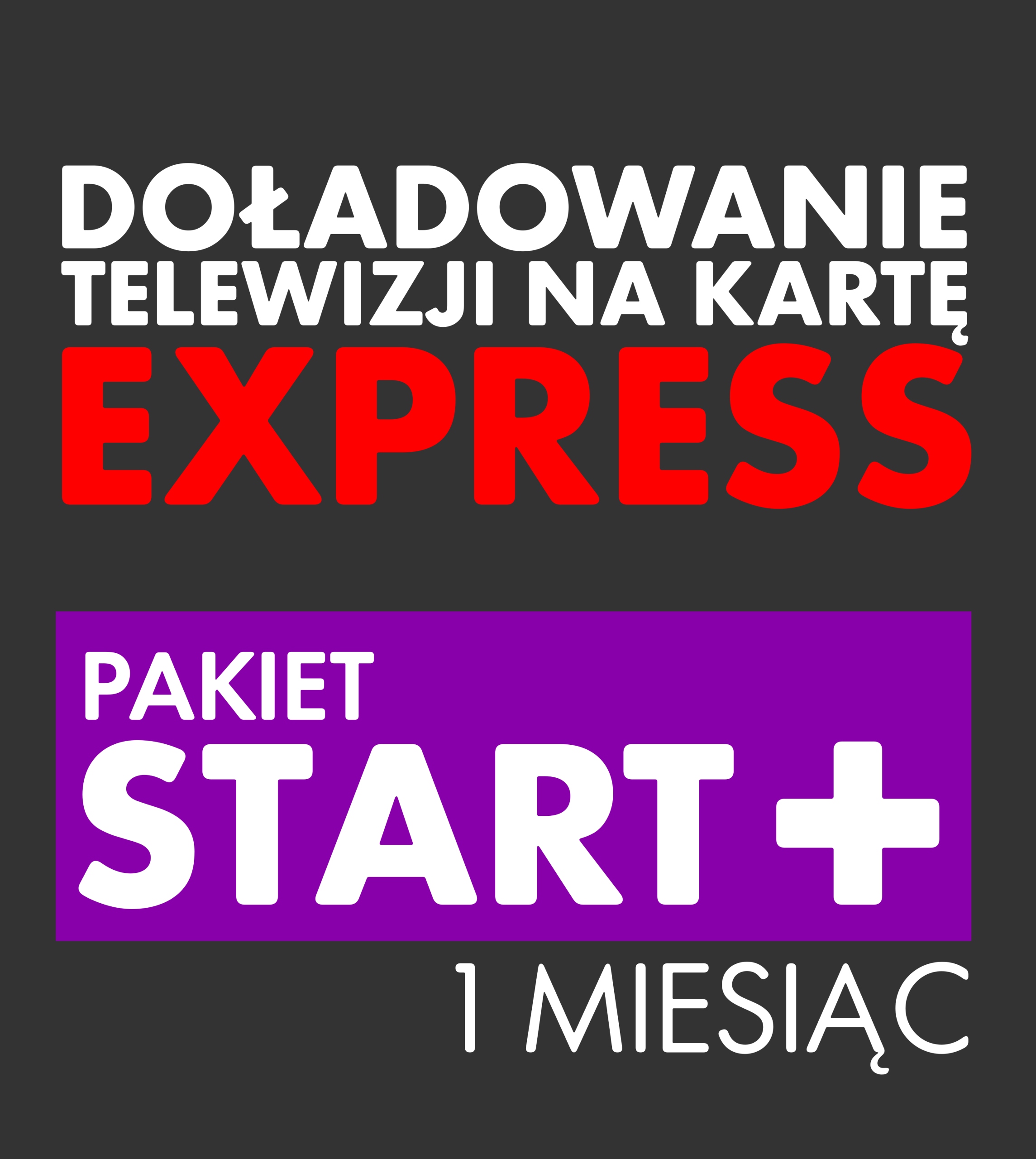 TELEWIZJA NA KARTĘ  NC Doładowanie EXPRES Aufladung TnK TV Polska 3m KOMFORT 