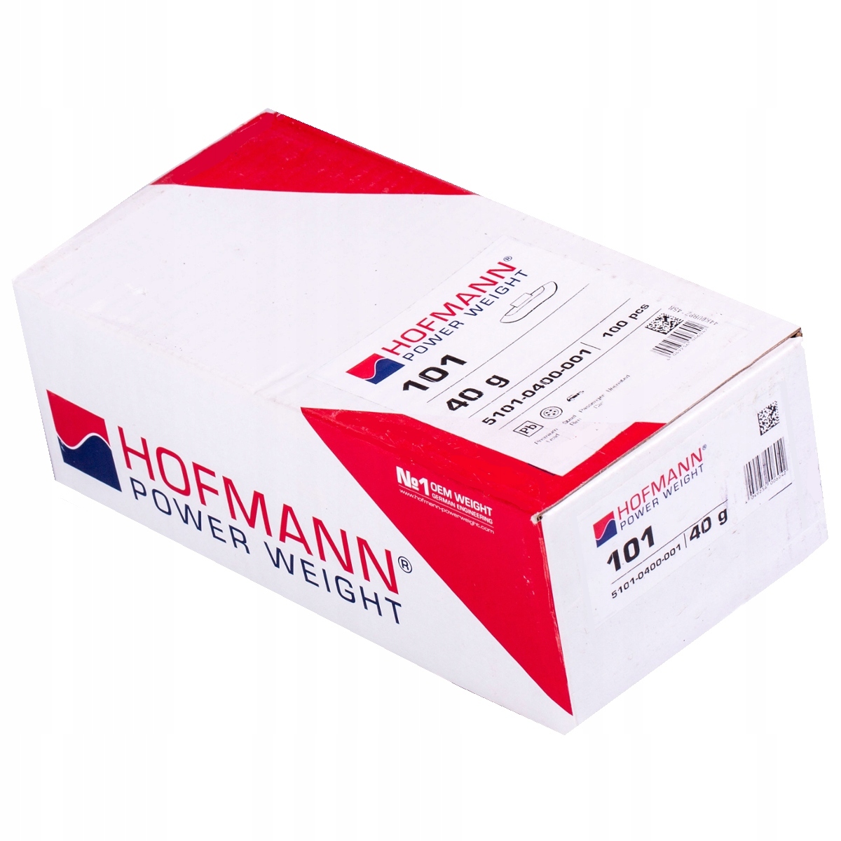 

Ciężarki nabijane 40g do felg stalowych Pb Hofmann
