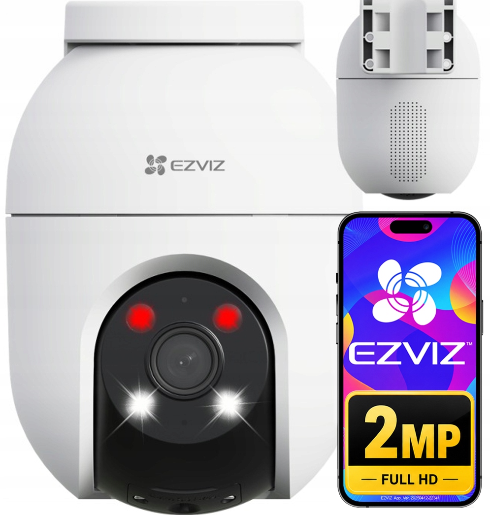 WiFi kamera Ezviz C8c 1080p Venkovní otočná Dual Light Sledování pohybu