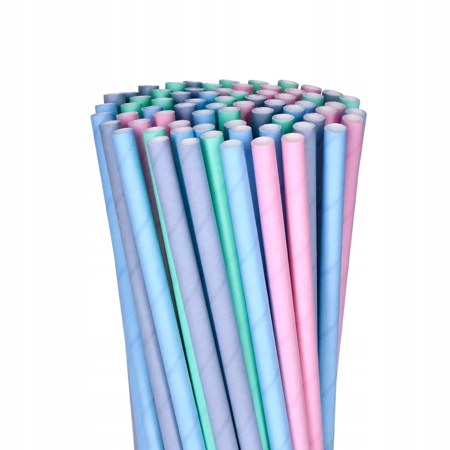 

Słomki rurki papierowe pastelowe 8mm 150 do picia