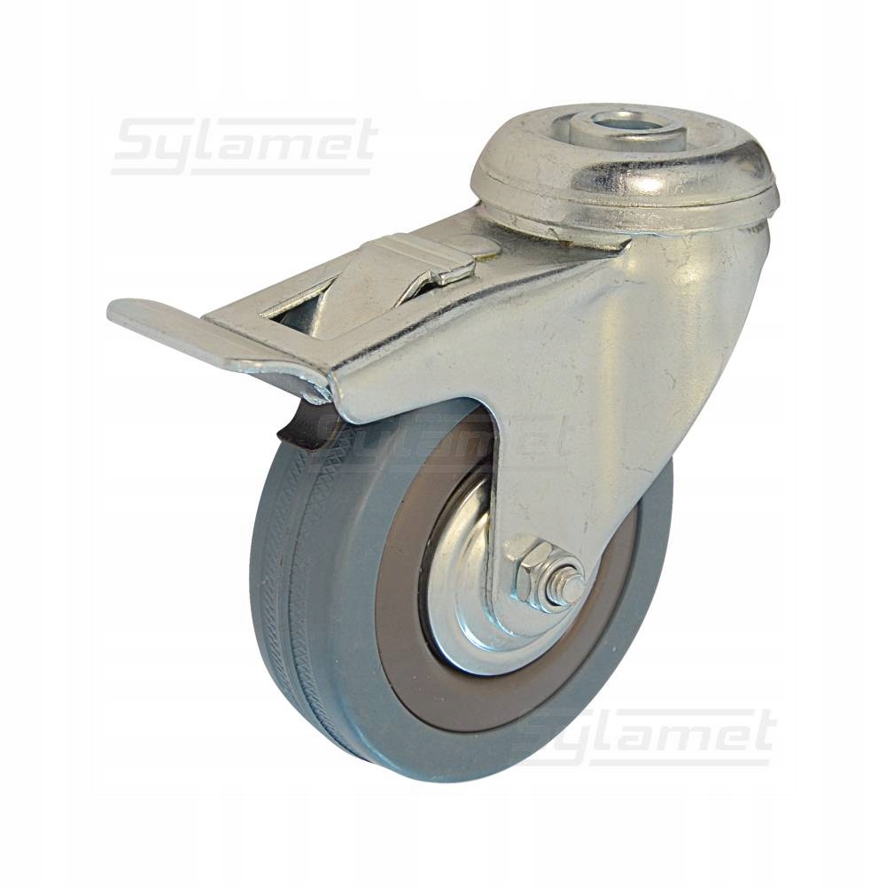 

Zestaw jezdny, kółko obrotowe z hamulcem 75mm/50KG