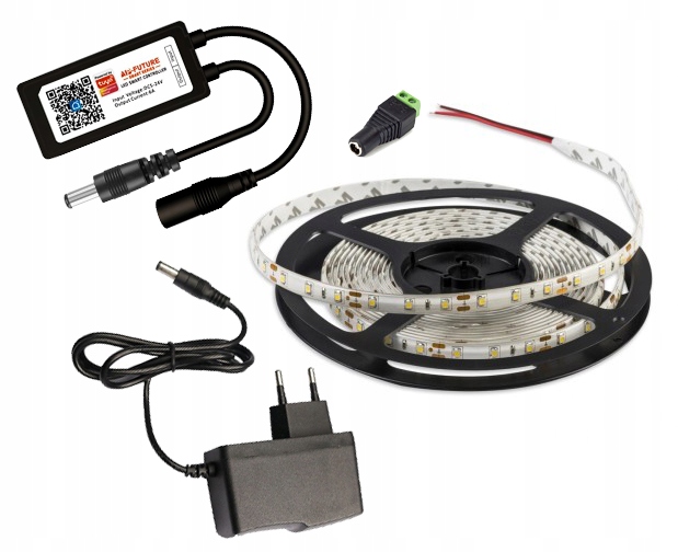 ZESTAW LED BIAŁA 5M IP65 300diod + WiFi SMART TUYA