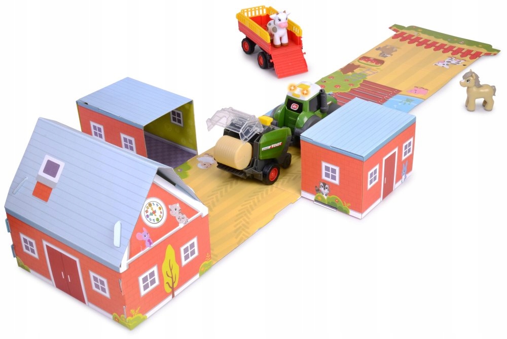 Zestaw Farmera Traktor Fendt farma Św/Dźw Dickie