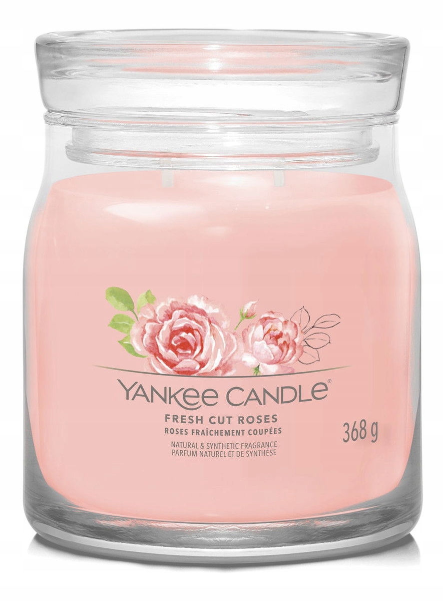 Yankee Candle Vonná svíčka Fresh Cut Roses 368 g