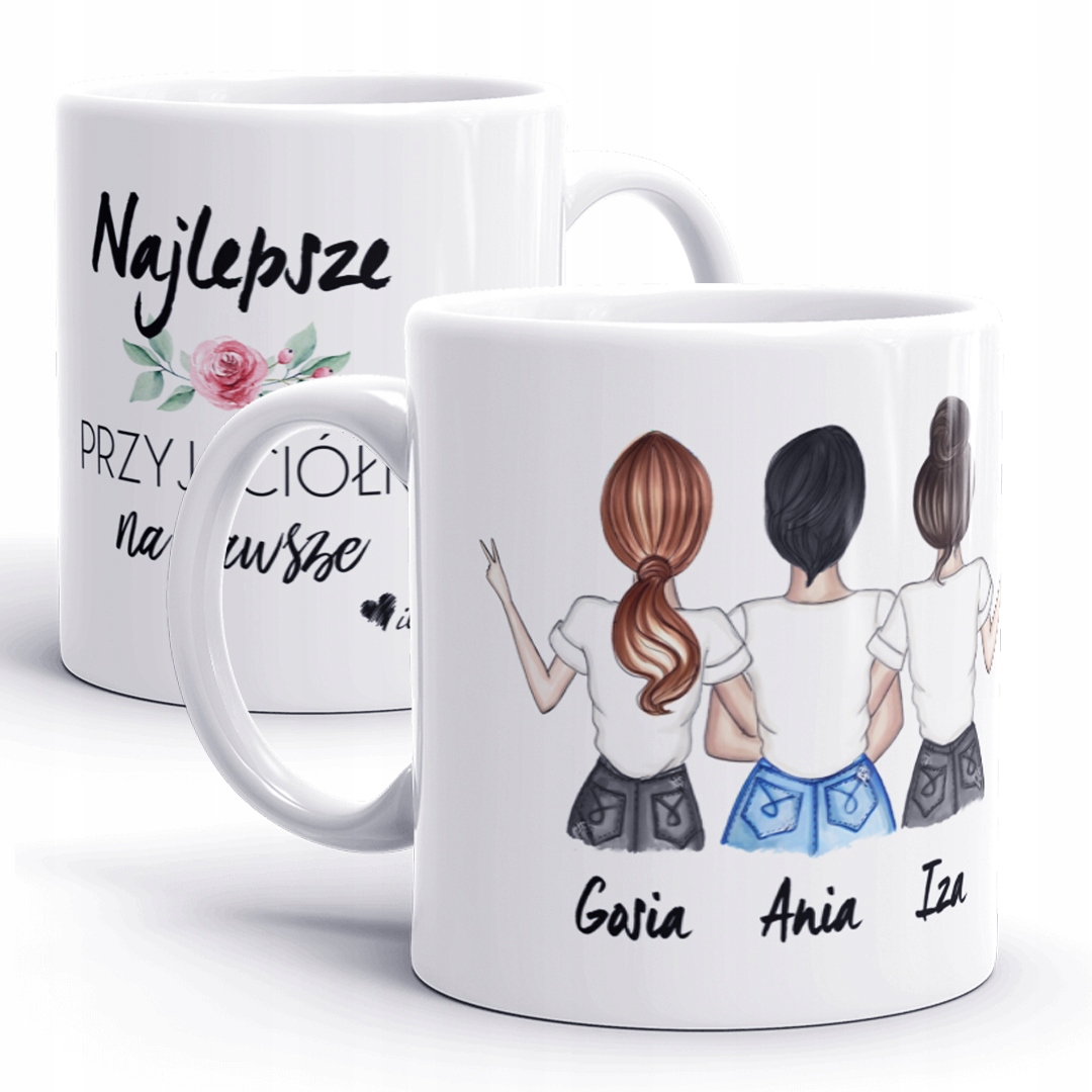 

Kubek 3 Siostry Przyjaciółki Koleżanki Plus Size