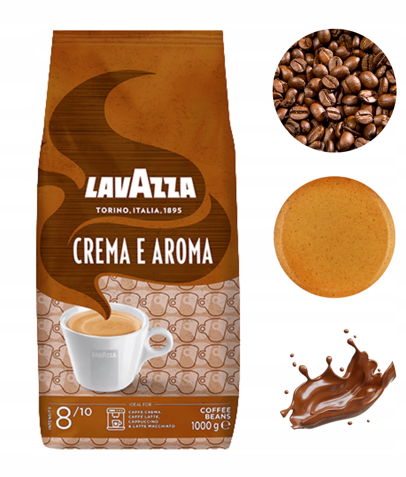 Lavazza Crema e Aroma kawa ziarnista oryginalna włoska 1kg