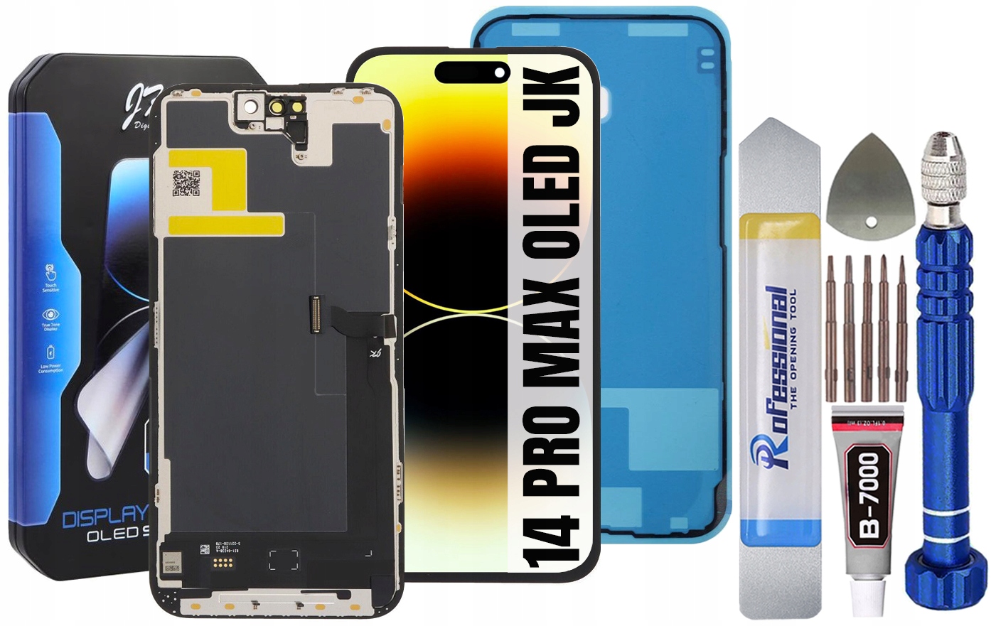 Displej Pro Iphone 14 Pro Max Oled Jk IC Displej Těsnění