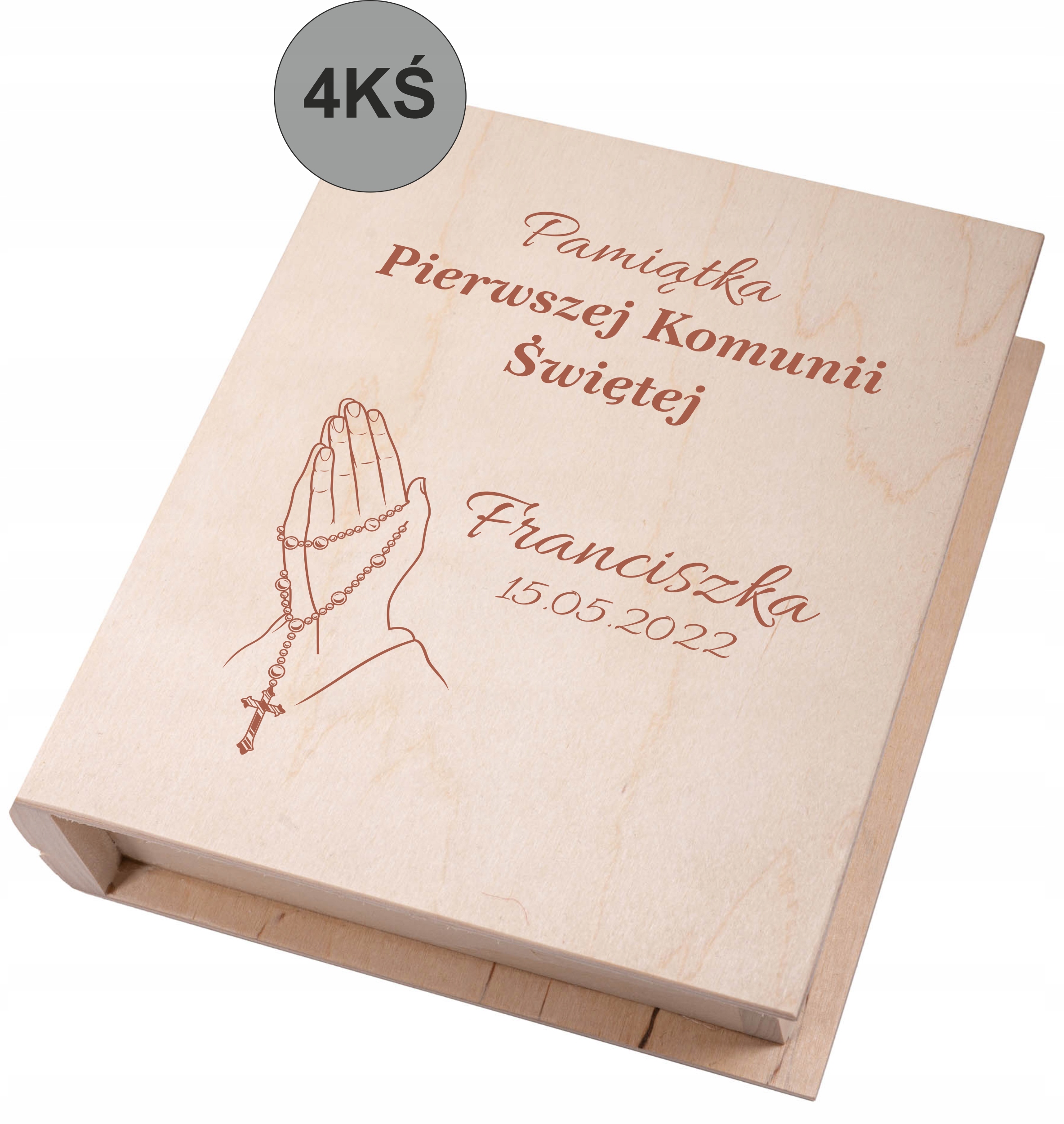 BIBLIA W PUDEŁKU PREZENT KOMUNIA ŚWIĘTA PAMIĄTKA Autor Juliet David