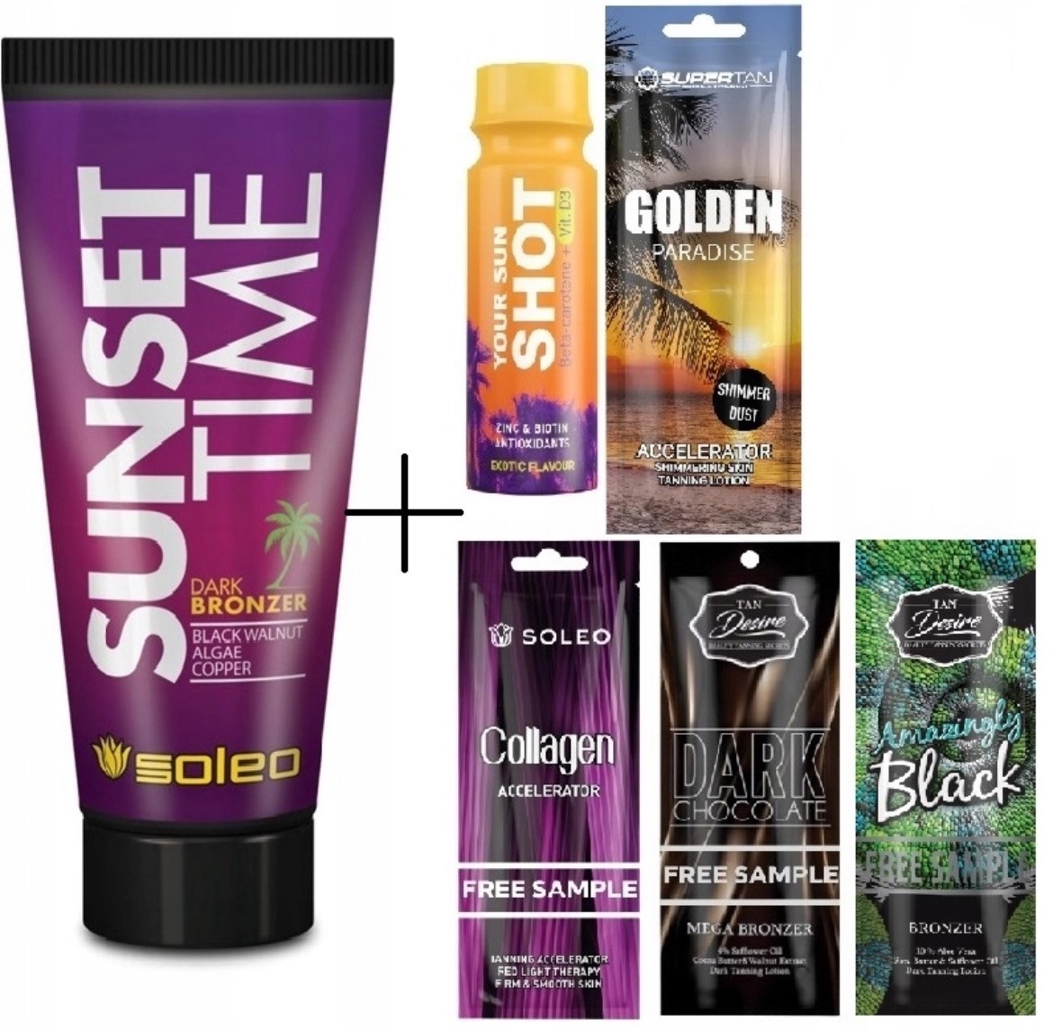 INTENSYWNY BRONZER SOLEO SUNSET TIME MEGA GRATIS