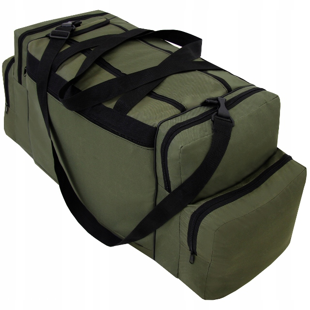 MEGA DUŻA TORBA TURYSTYCZNA WĘDKARSKA PODROZNA XXL KHAKI