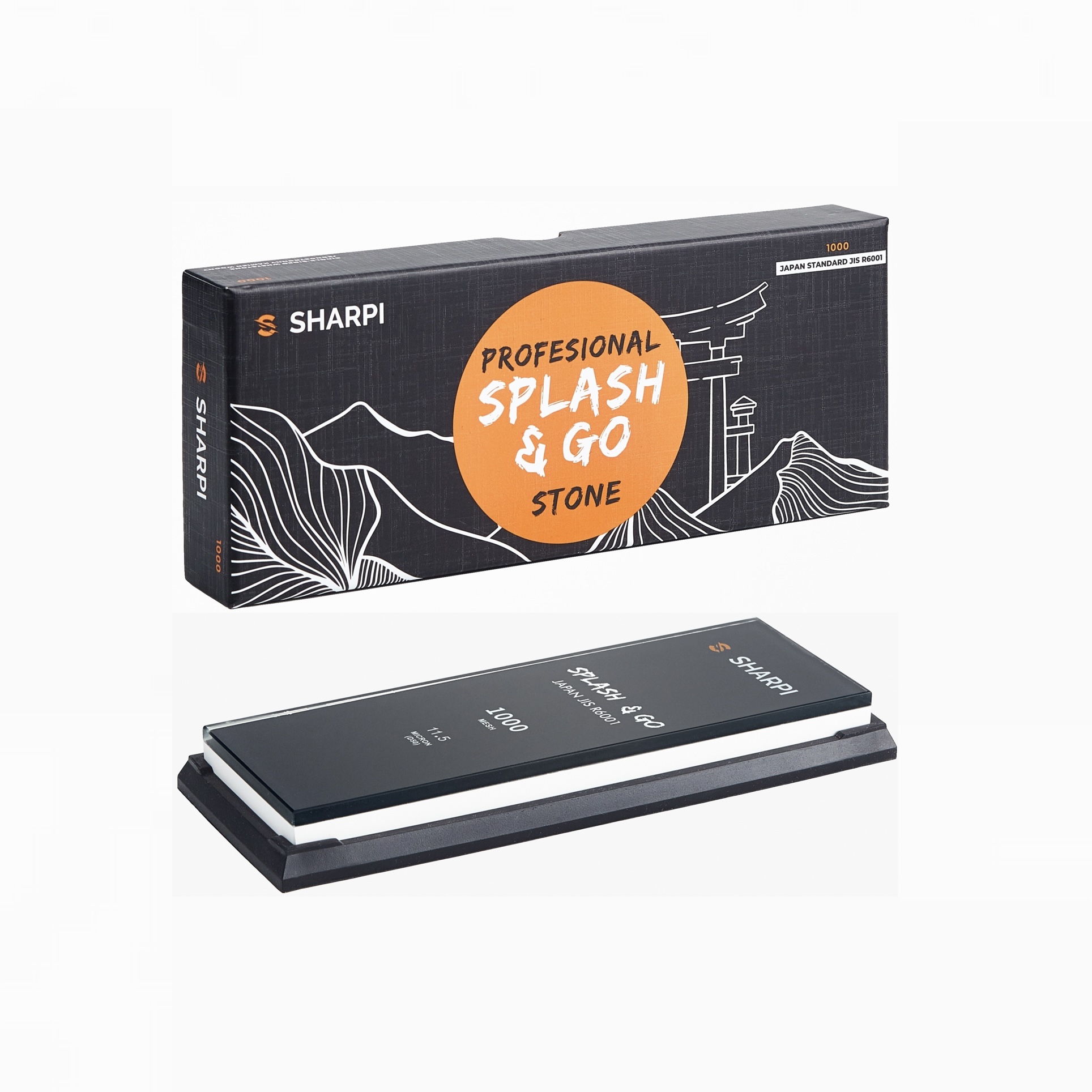 Kámen na ostření Splash & Go 1000 Jis 200x70x17 mm Sharpi