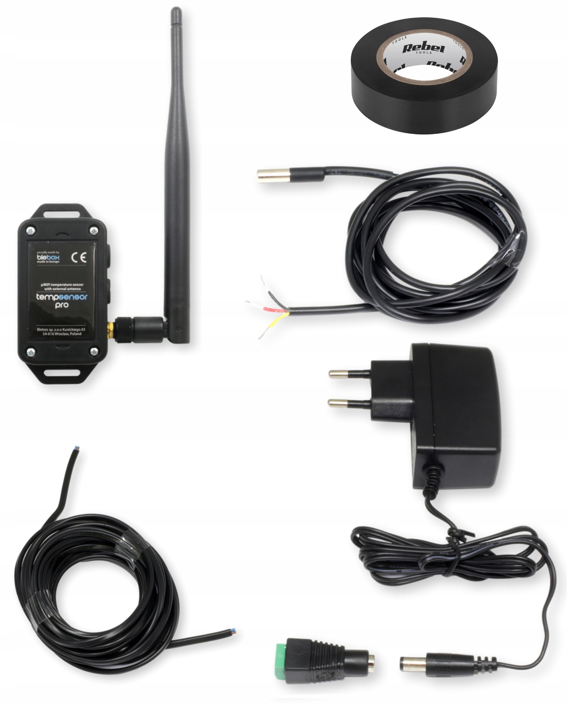 Kompletná sada na meranie teploty BleBox tempSensor Pro v2