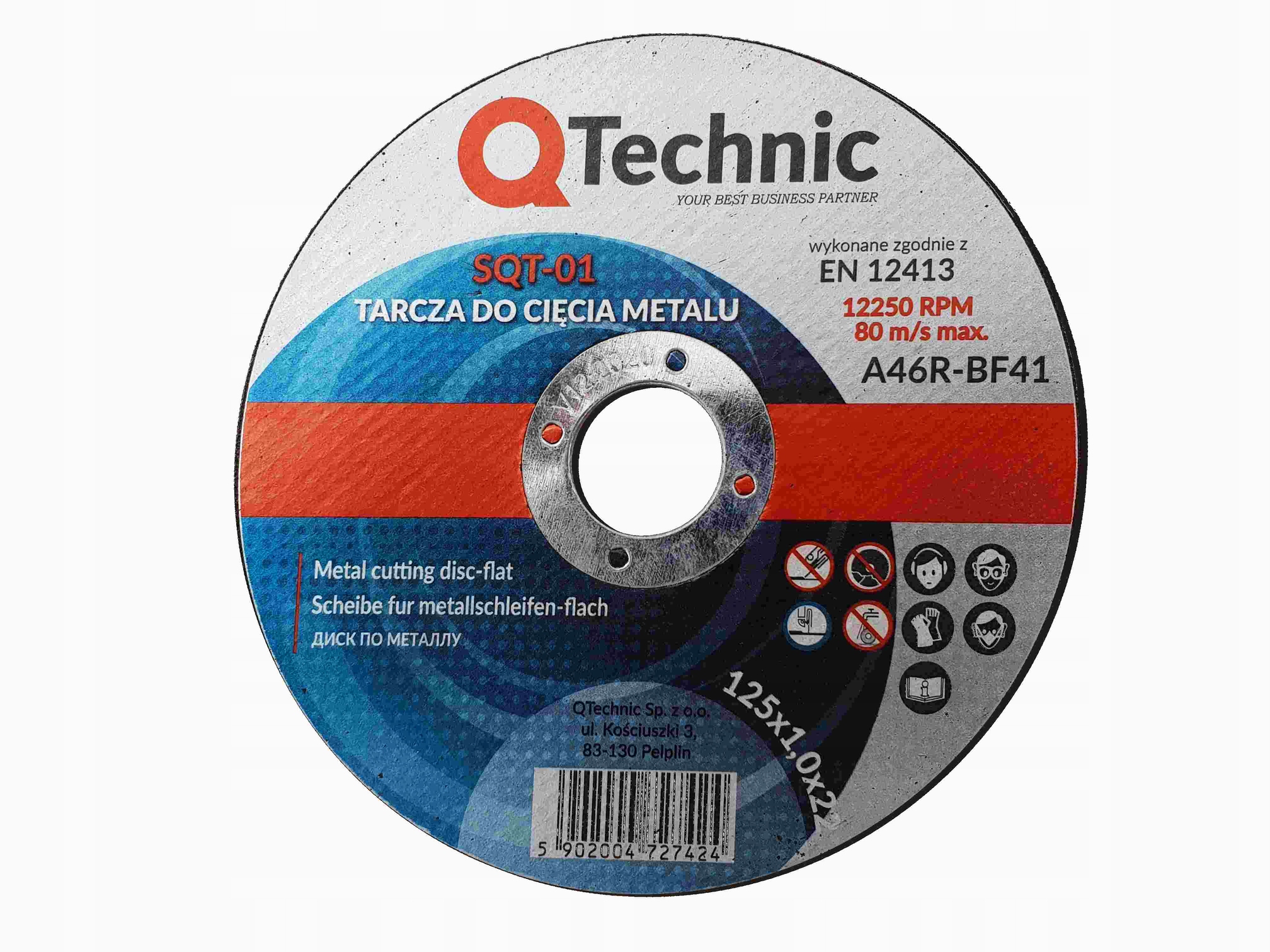 

Tarcza do cięcia metalu 125x1,0 QTechnic