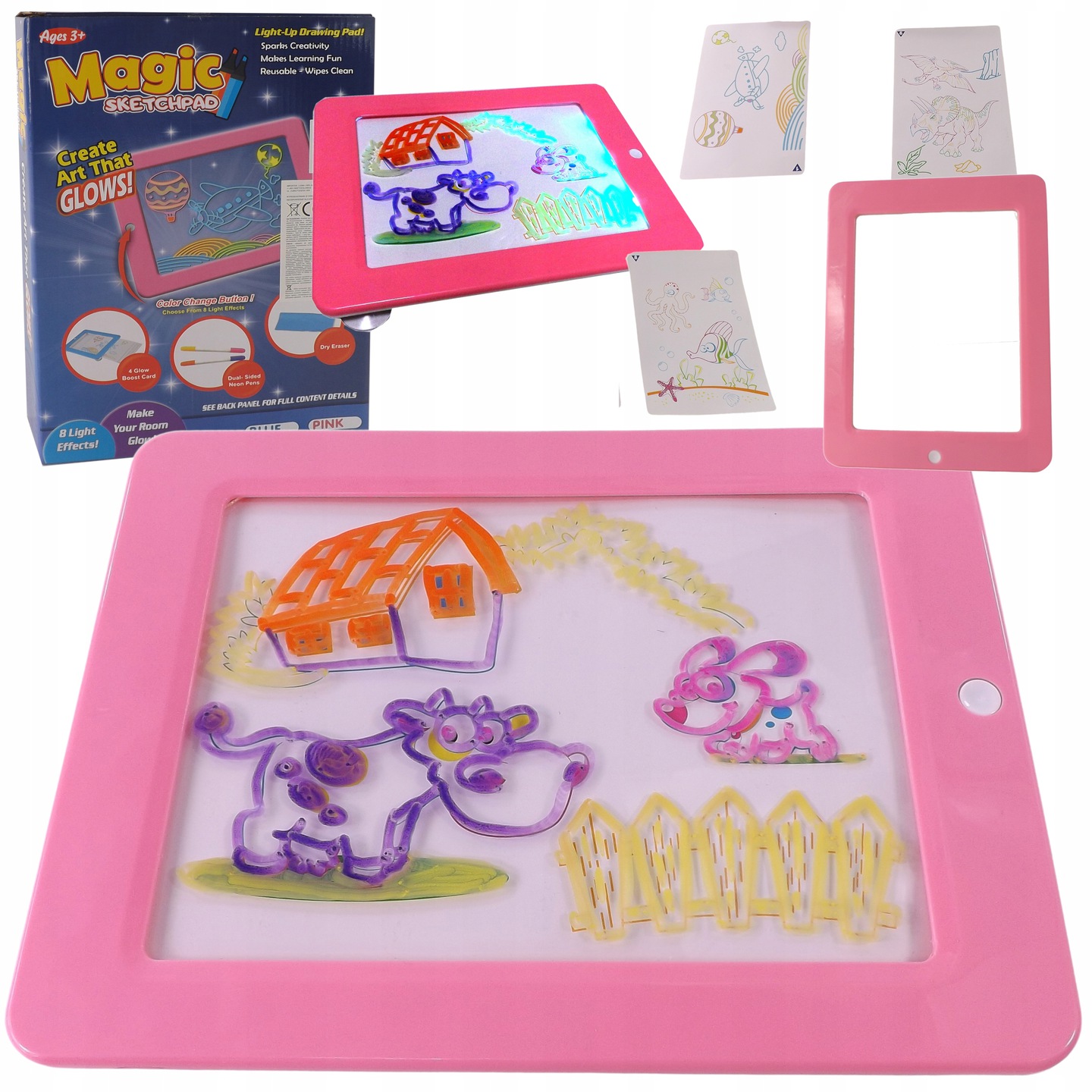 

Znikopis Magiczna Tablica Led Z Szablonami 182R
