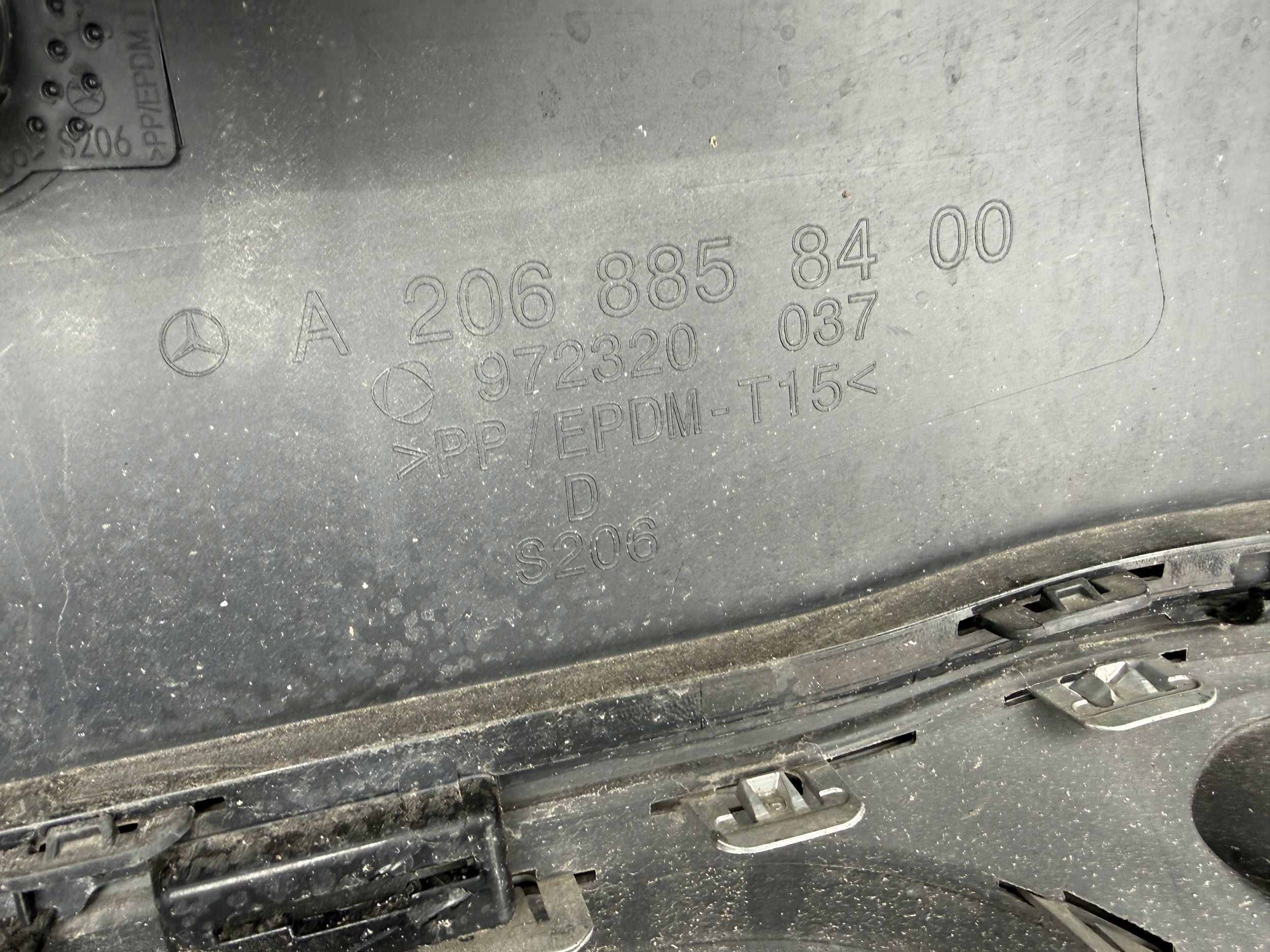 Mercedes C W206 kombi bumper rear part rear