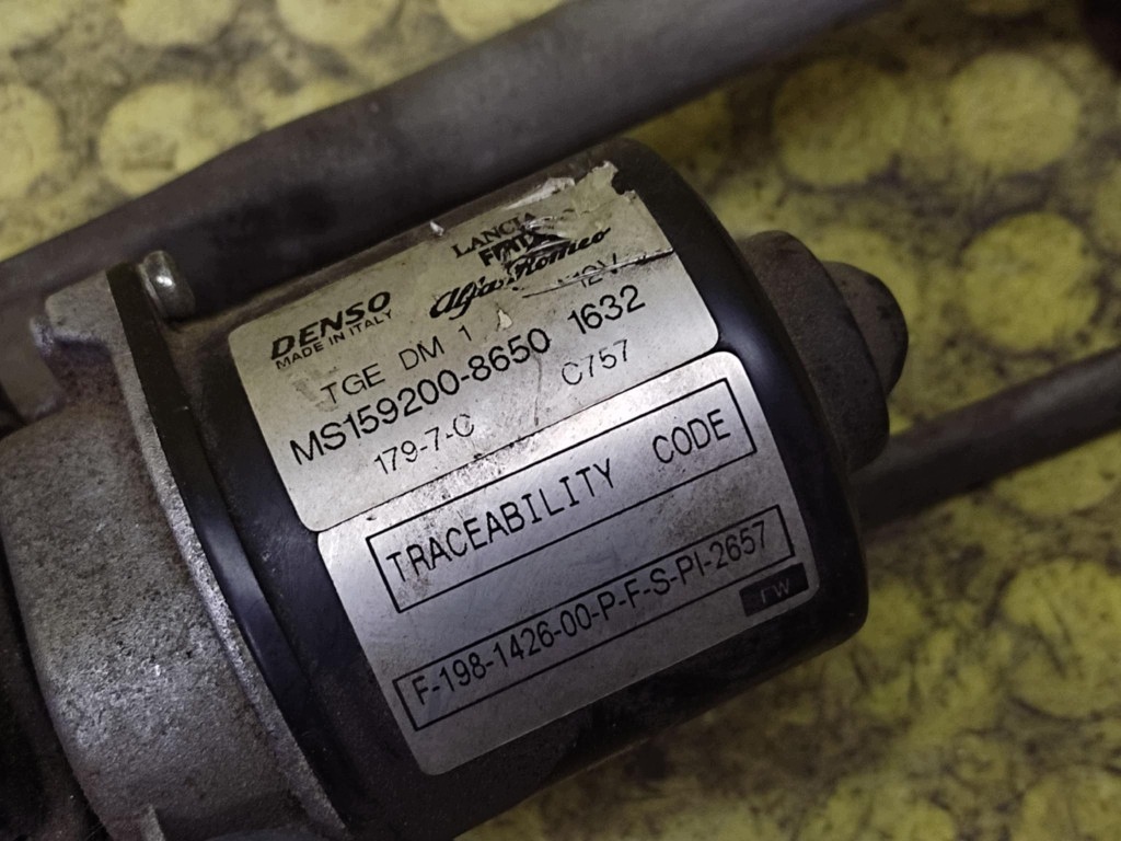 FIAT BRAVO II wiper mechanism front MS1592008650