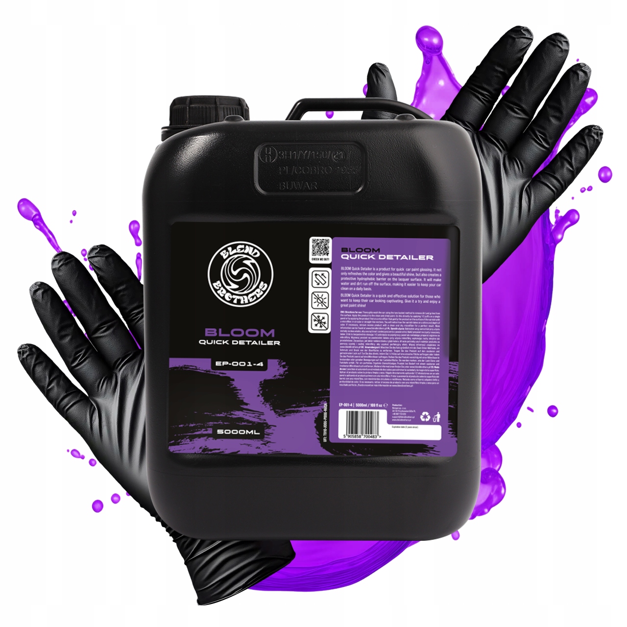 Quick Detailer Hydrofóbna vrstva Ochrana pred leskom Bloom BlendBrothers 5L