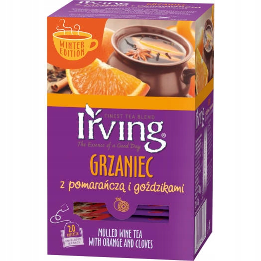 Levně Irving Čajový ohřívač s pomerančem a hřebíčkem, 20 sáčků