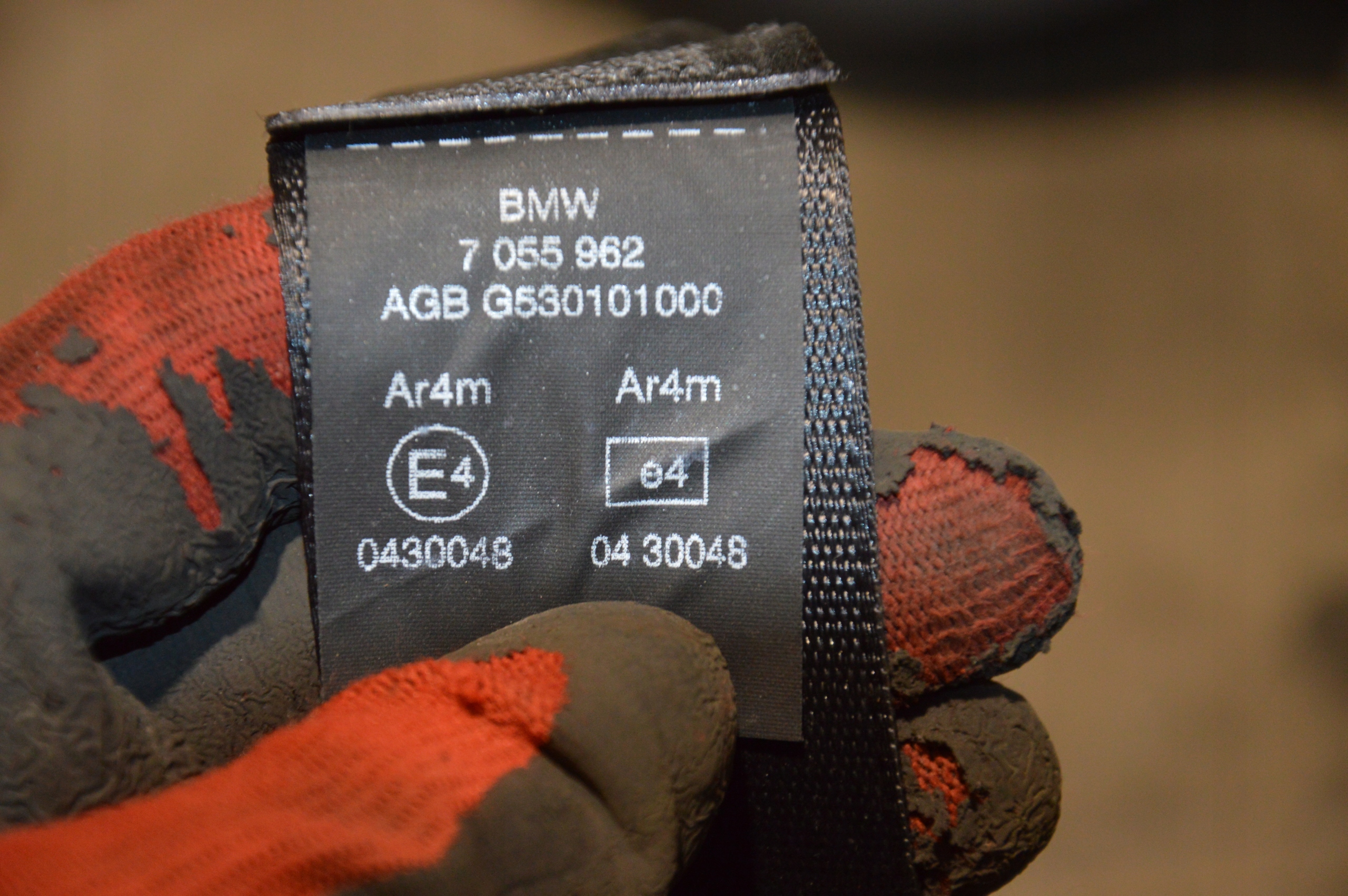 MINI COOPER R50 ремни зад л+P