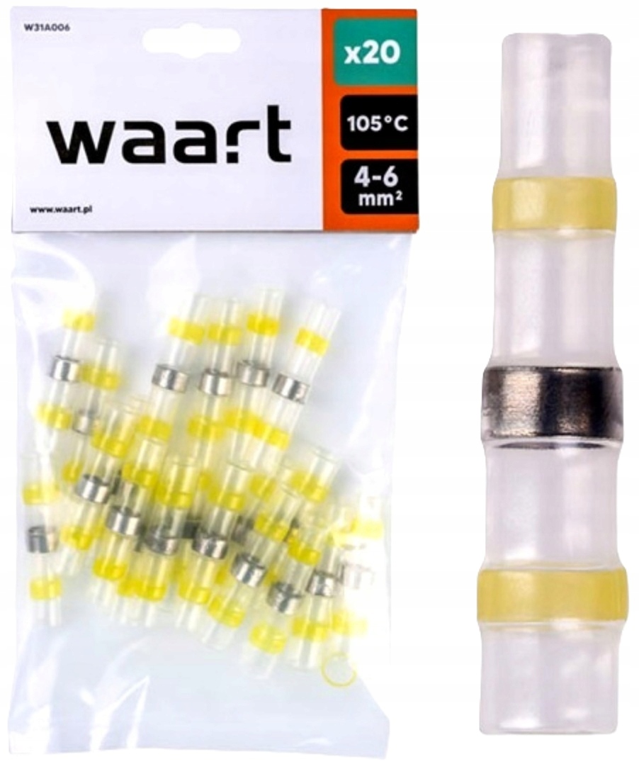 Koszulki Termokurczliwe Z Cyną Przewód 4,0-6,0MM