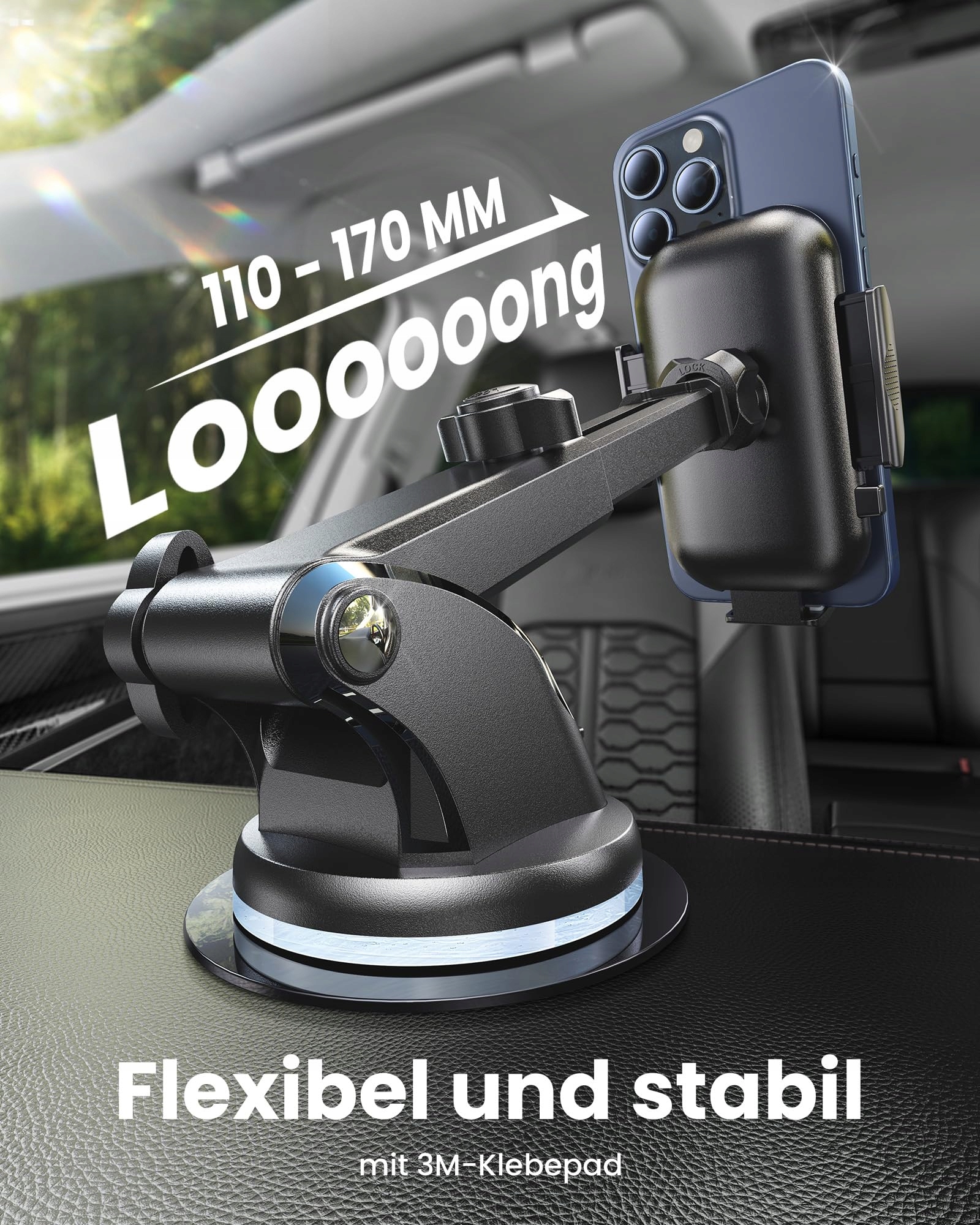 ANDOBIL Uchwyt Samochodowy 3w1 — miniatura 4