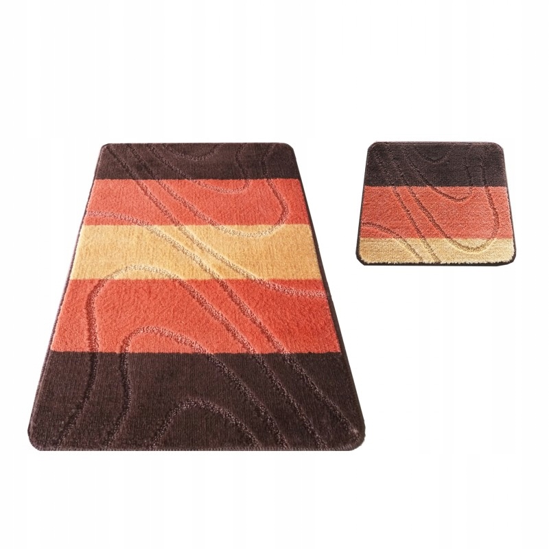 

Dywanik Łazienkowy Miękki Antypoślizgowy Komplet