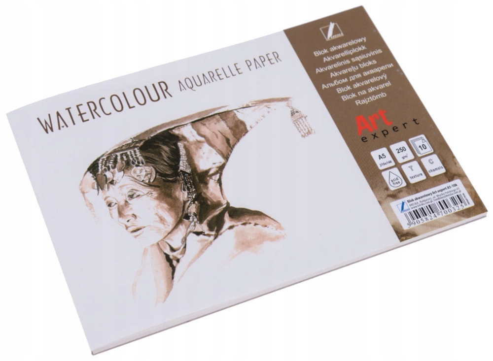 Blok do akwareli A5 Kreska 250g EAN (GTIN) 5905824700325
