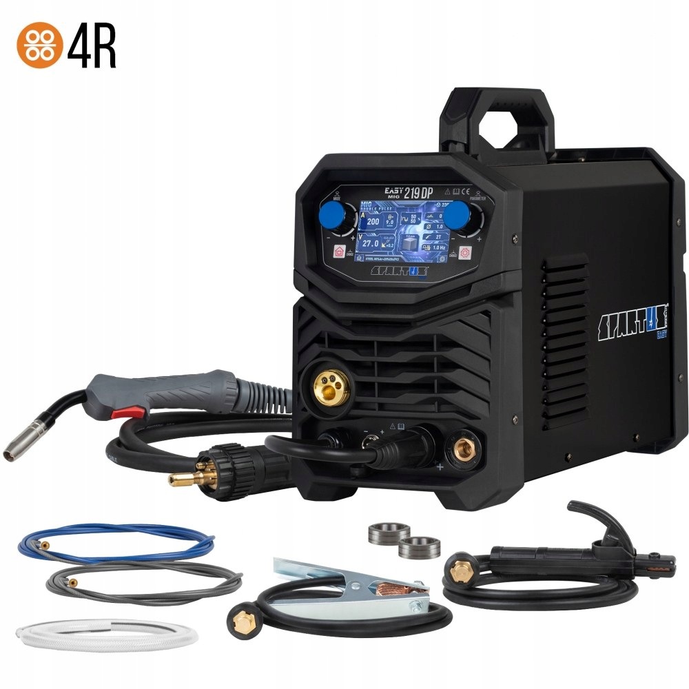 Spartus Easymig 219 Puls 4T 230V Mig Tig Mma Podajnik 4 Rolkowy 4R